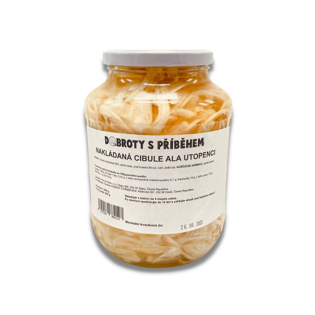Nakládaná cibule ala utopenci 1650g