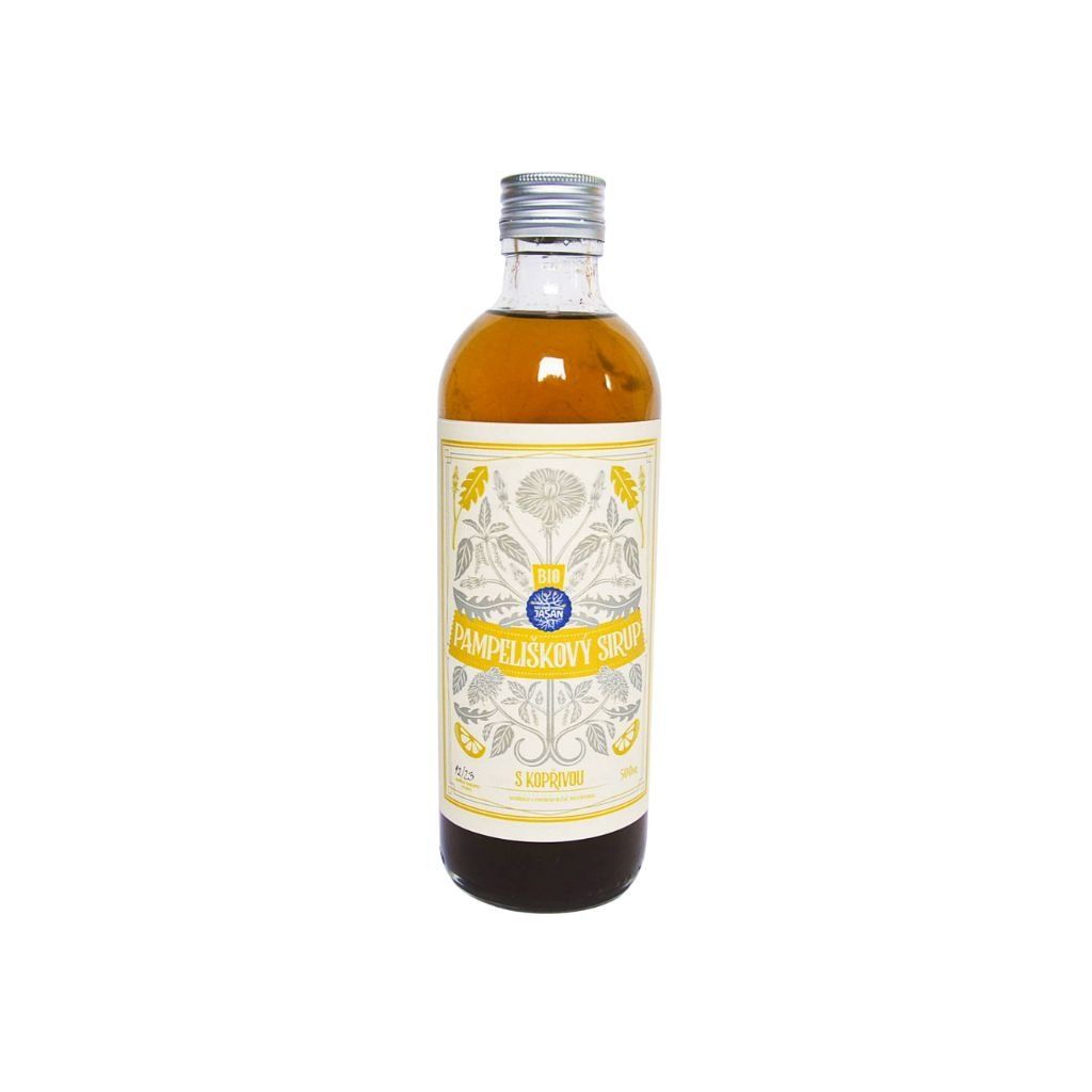 Pampeliškový BIO sirup s kopřivou 500 ml