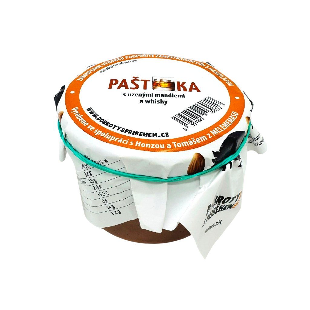 Paštika s whiskey a uzenými mandlemi 150 g