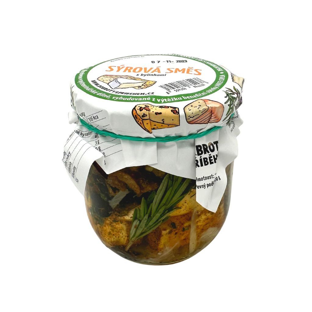 Nakládaná sýrová směs s BYLINKAMI 395 g
