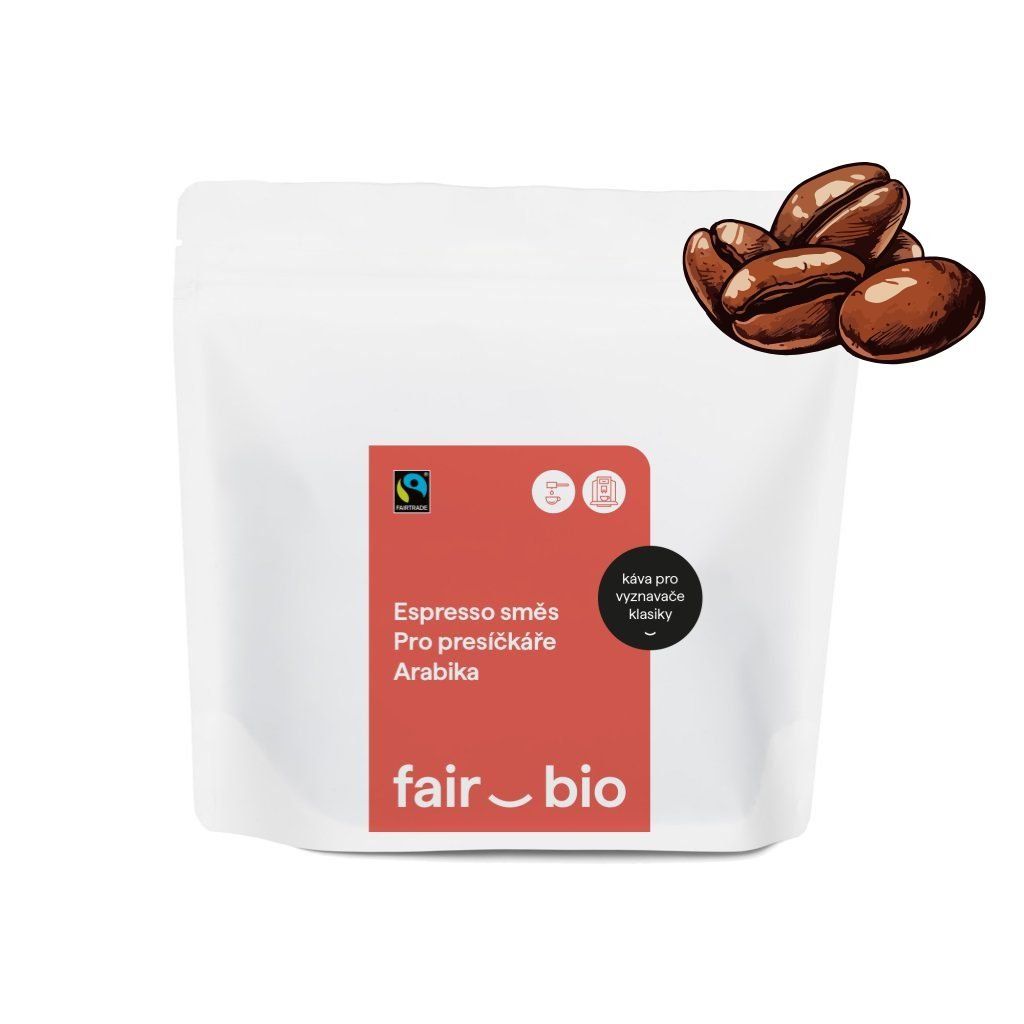 Espresso směs Pro presíčkáře ZRNKOVÁ 250g | FairBio pražírna