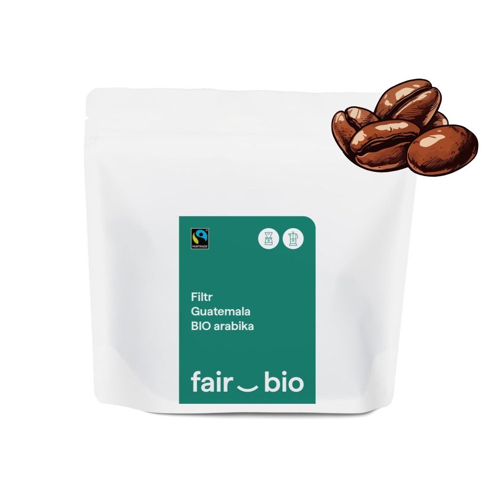 Filtr BIO Guatemala Huehuetenango ZRNKOVÁ 250g | FairBio pražírna