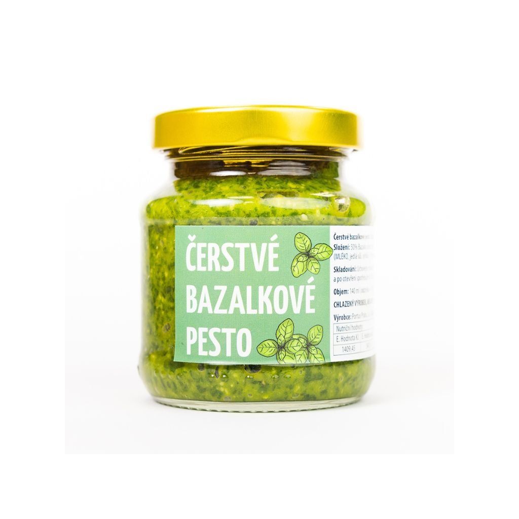 Naše čerstvé Bazalkové pesto 140 ml