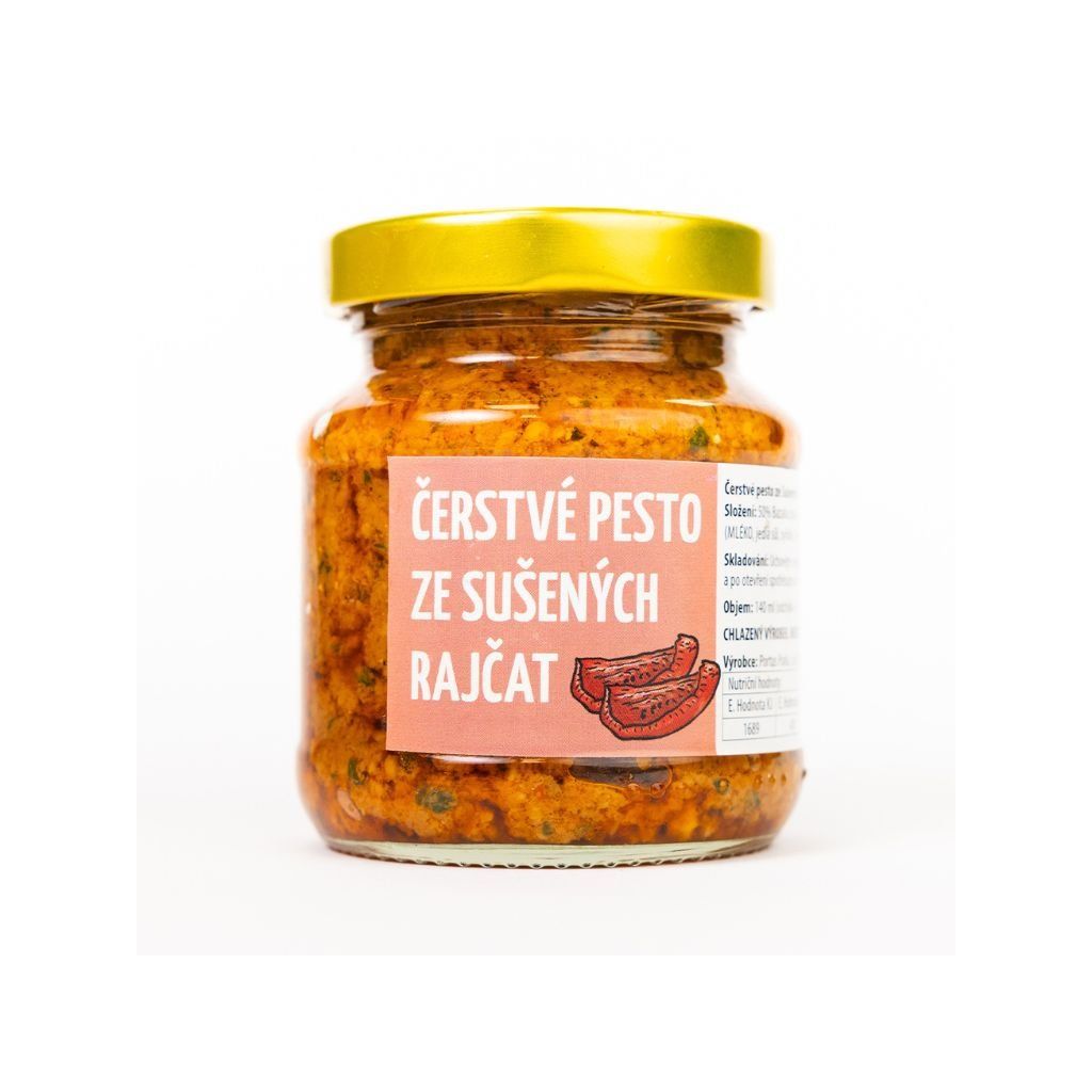 Naše čerstvé pesto ze Sušených rajčat 140 ml