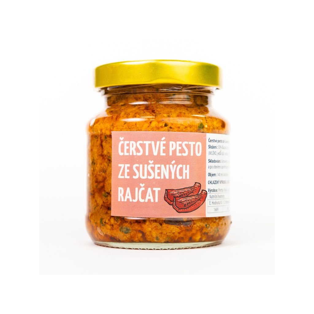 Naše čerstvé pesto ze Sušených rajčat 140 ml