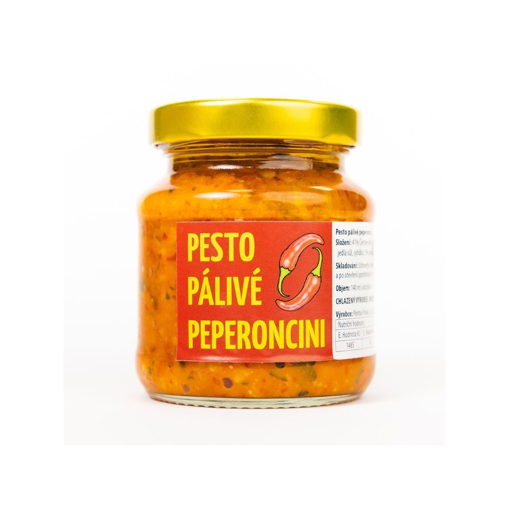 Naše čerstvé pikantní Pesto Peperoncini 140 ml