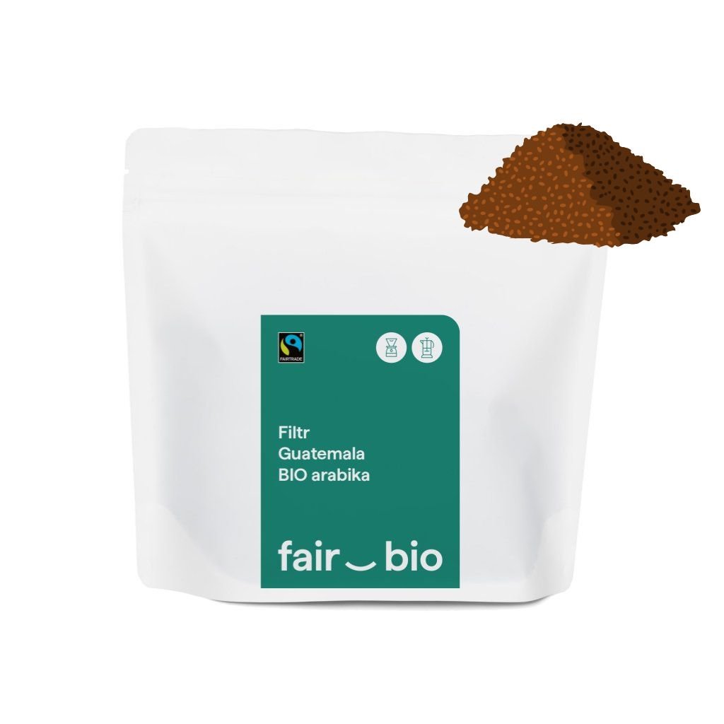 Filtr BIO Guatemala Huehuetenango MLETÁ 250g | FairBio pražírna
