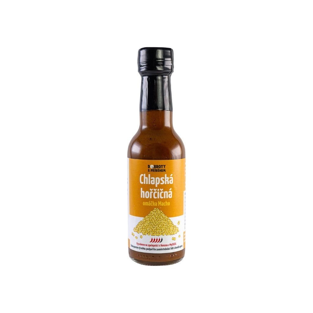 Chlapská hořčičná omáčka Macho 185 ml
