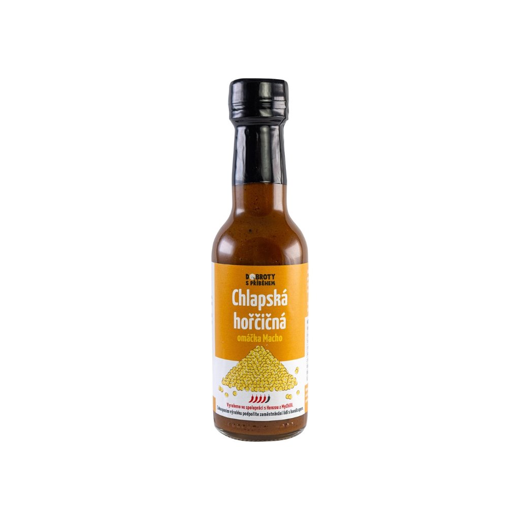 Chlapská hořčičná omáčka Macho 185 ml