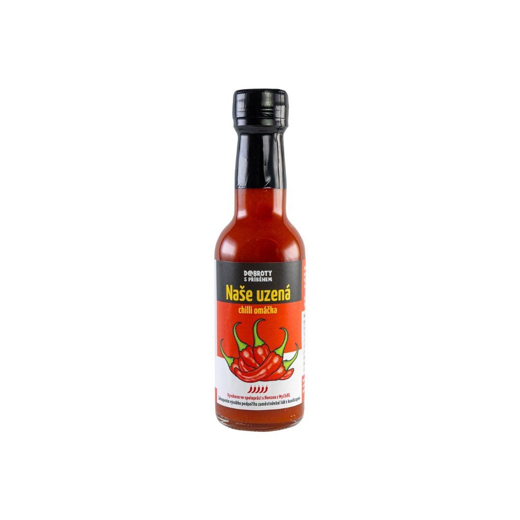 Naše uzená chilli omáčka 185 ml