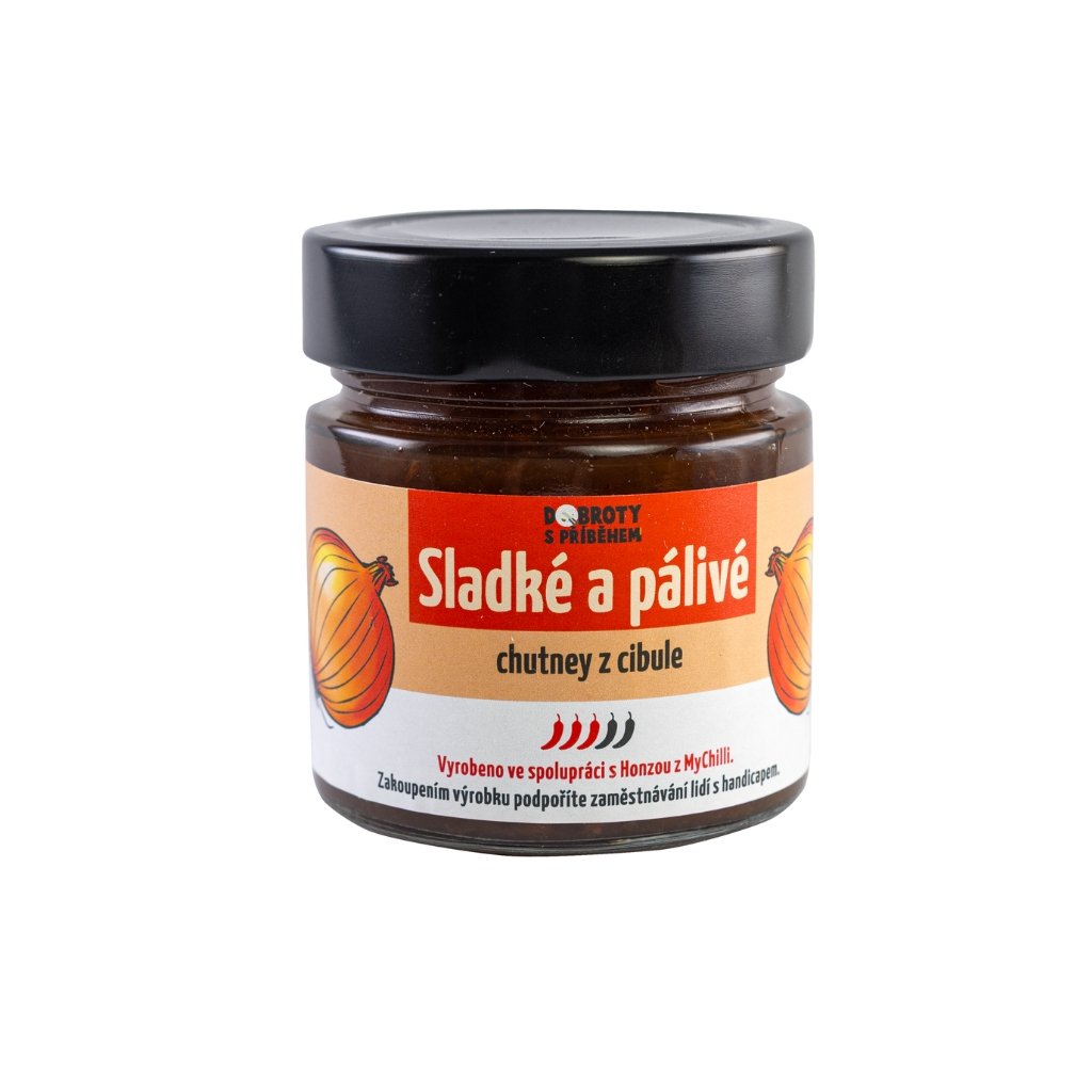 Sladké a pálivé chutney z cibule 260 g