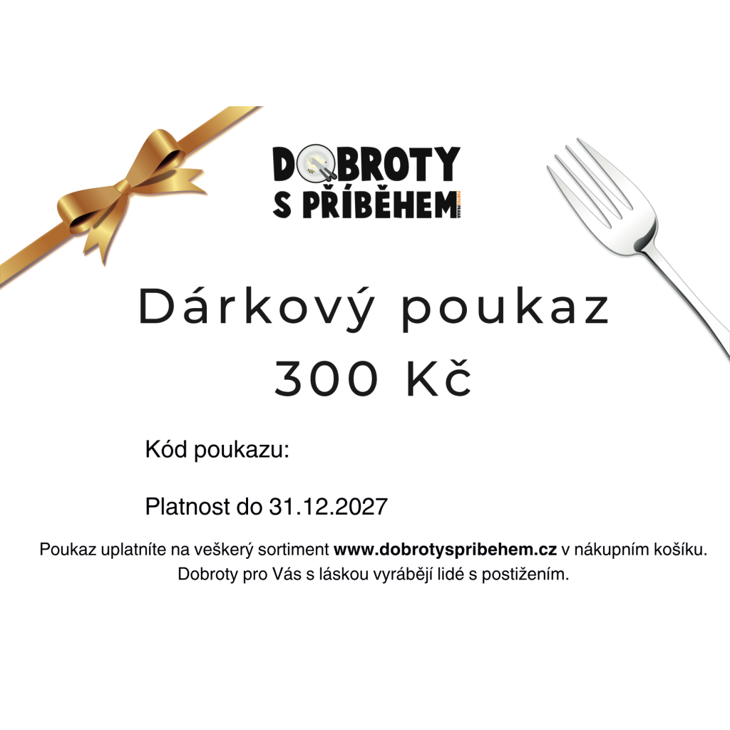 Dárkový poukaz 300kč