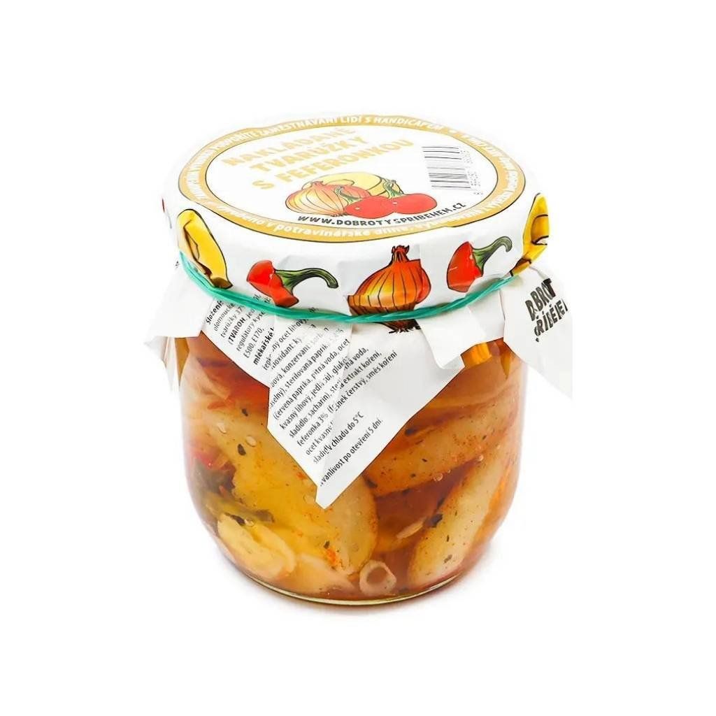 Nakládané tvarůžky S FEFERONKOU 405 g