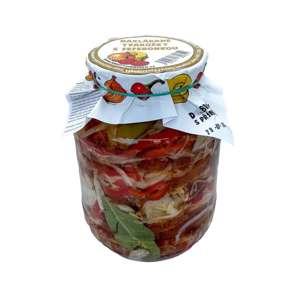 Nakládané tvarůžky S FEFERONKOU 1600 g