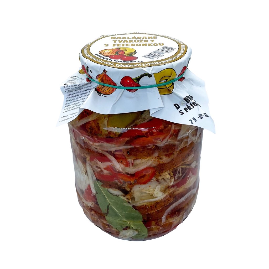 Nakládané tvarůžky S FEFERONKOU 1600 g