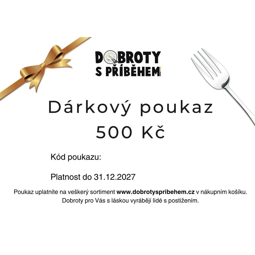 Dárkový poukaz 500kč