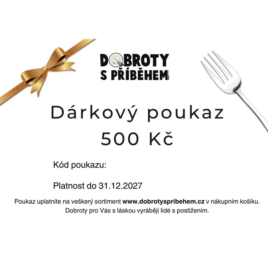 Dárkový poukaz 500kč