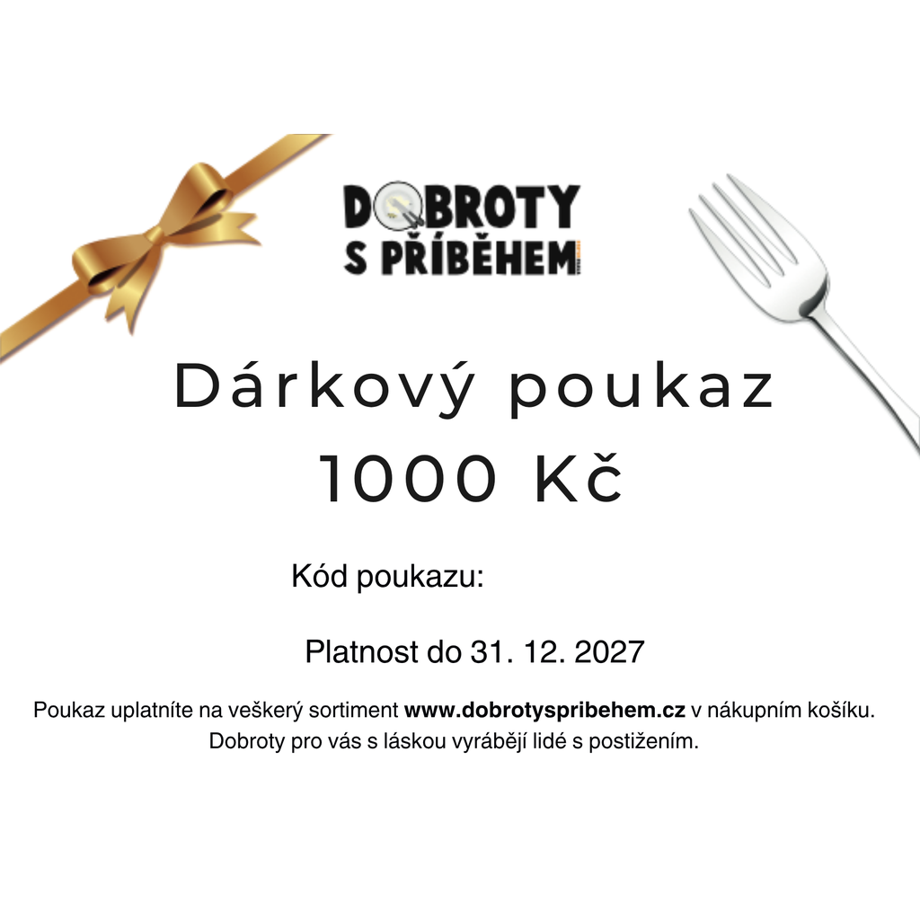 Dárkový poukaz 1000kč