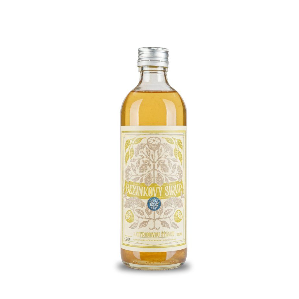 Bezinkový BIO sirup s citrónem 500 ml