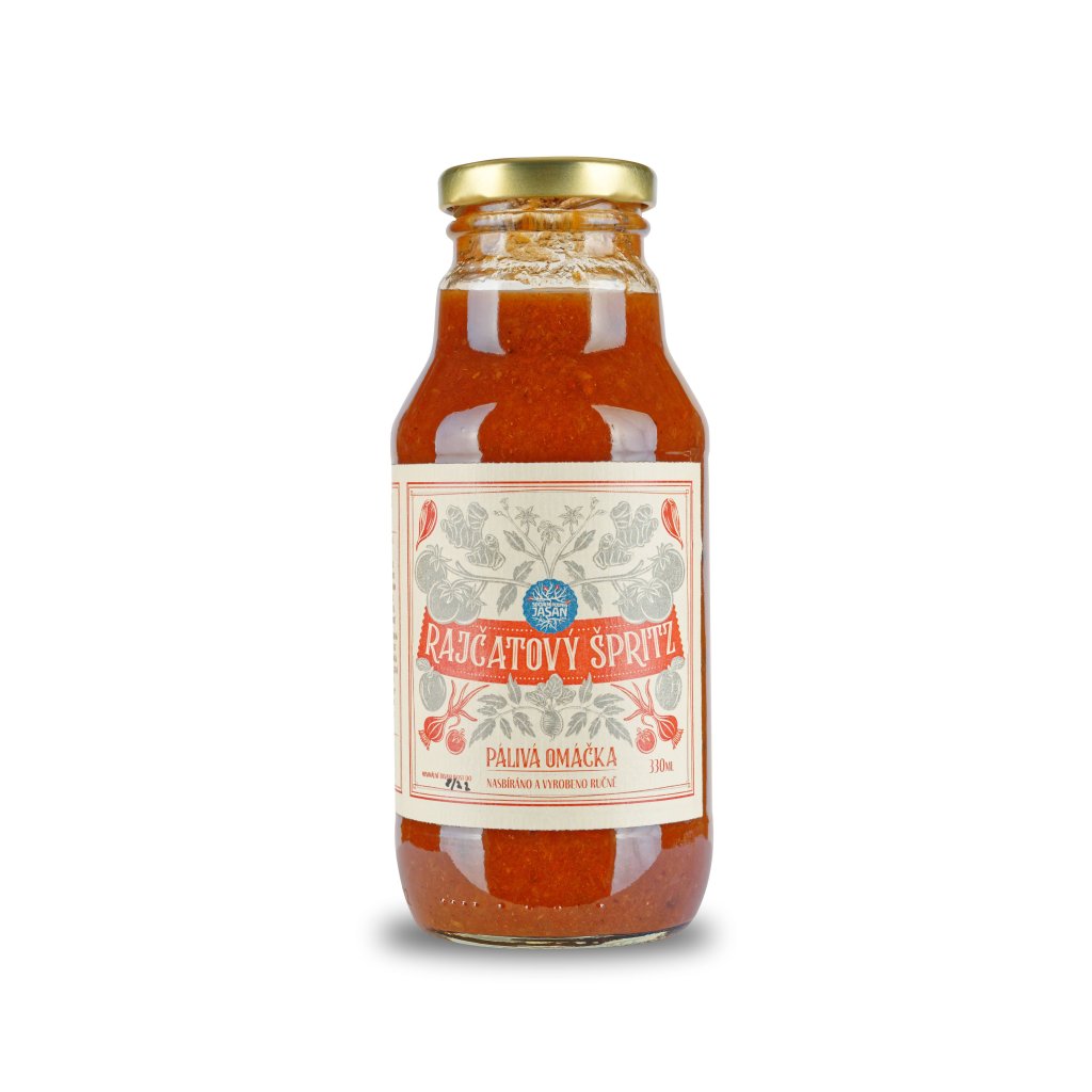 Rajčatový špritz BIO - pálivá omáčka 330 ml