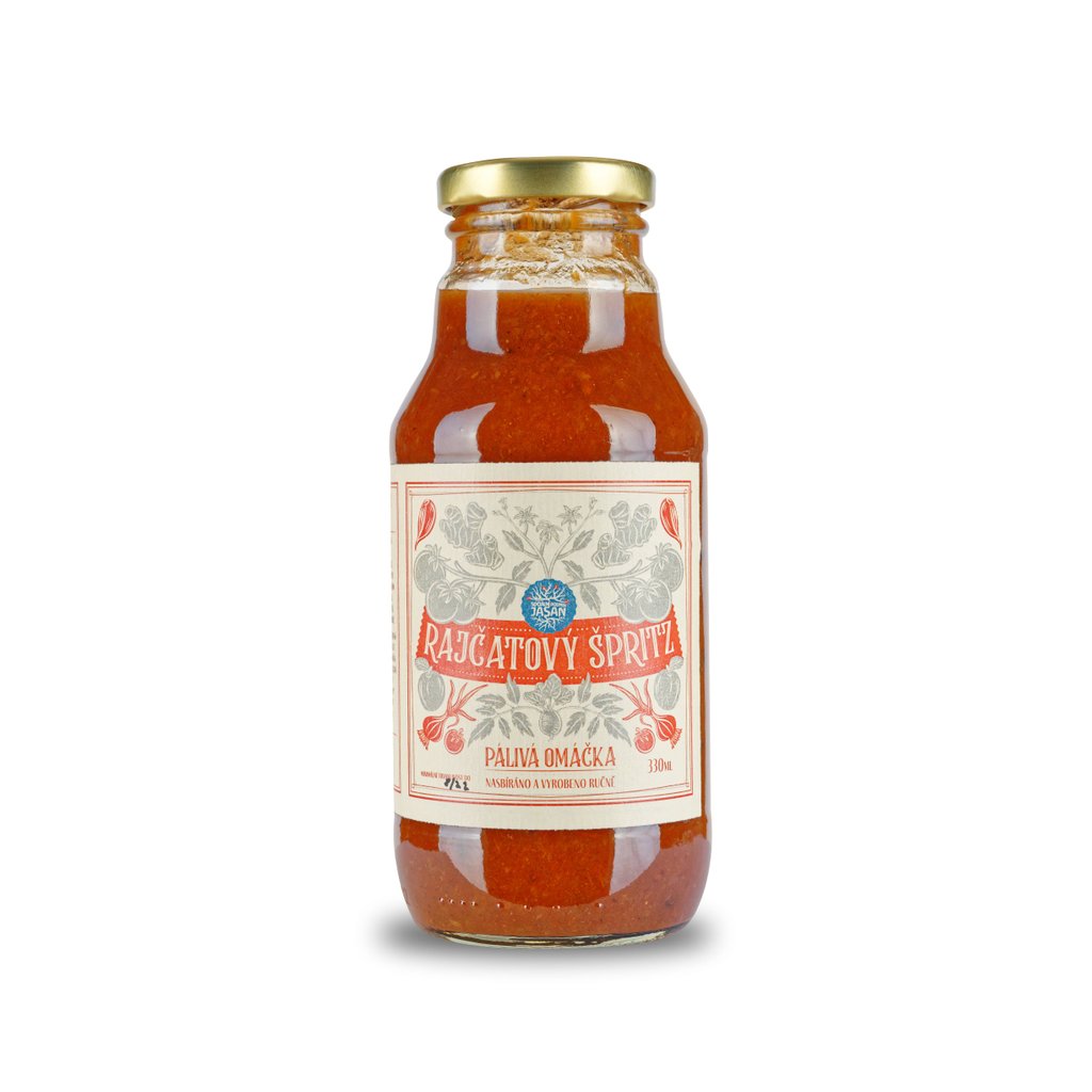 Rajčatový špritz BIO - pálivá omáčka 330 ml