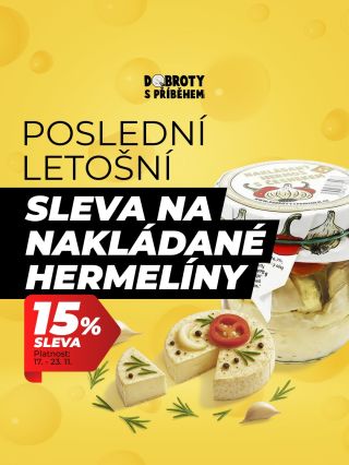 S česnekem, brusinkami, ořechy nebo třeba švestkami? 👀 S hermelíny to u nás všechno začalo… Proto pro vás máme tento rok...